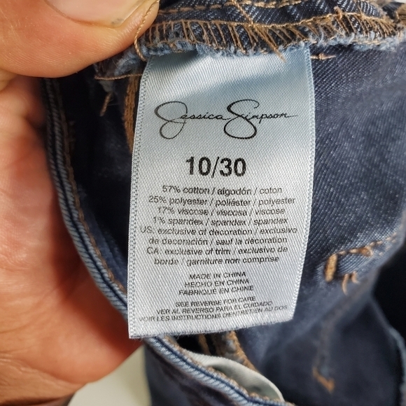 Jessica Simpson Super Skinny Kiss Me 10x30 Jeans - Picture 11 of 11